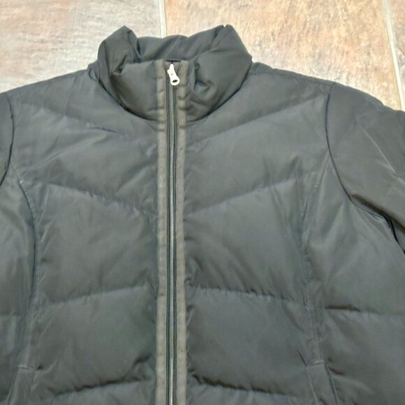 ~~Lands' End XXL Women's BLACK Plus Size Down Puffer Jacket 20W-22W - Picture 3 of 9